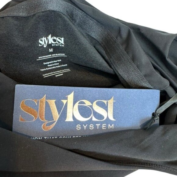 Stylest NEW Black Caviar Dreamsculpt Square Neck Tank One Piece Swimsuit M - Picture 12 of 12